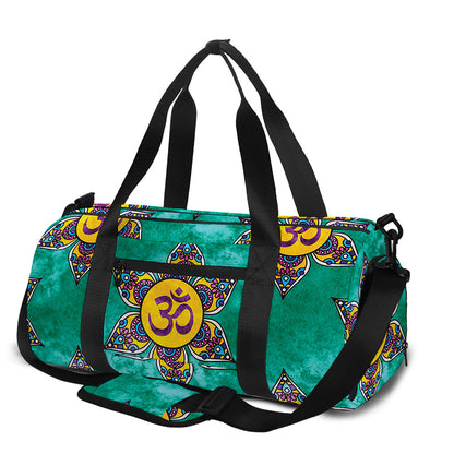 Boho Om Sign Pattern Print Gym Bag