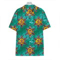 Boho Om Sign Pattern Print Hawaiian Shirt