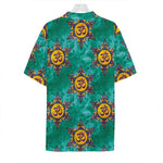Boho Om Sign Pattern Print Hawaiian Shirt
