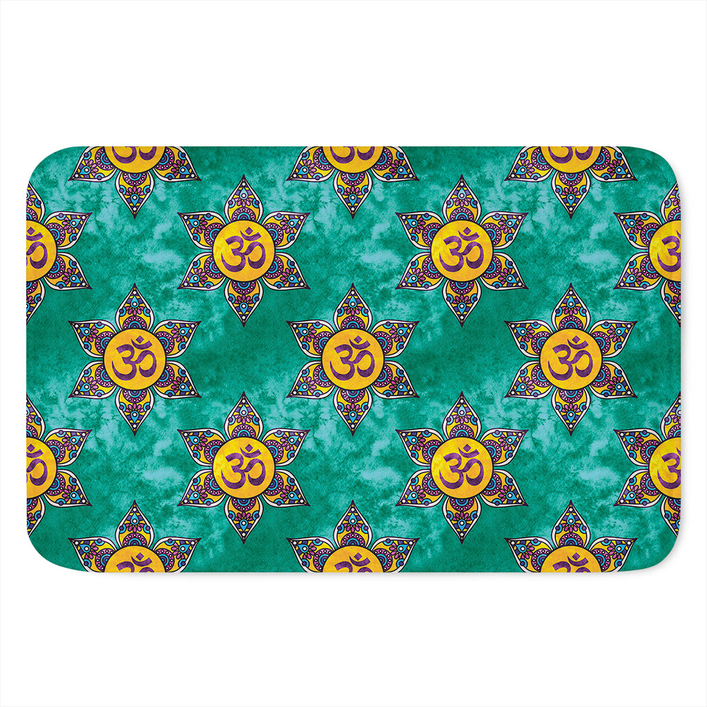 Boho Om Sign Pattern Print Indoor Door Mat