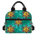 Boho Om Sign Pattern Print Insulated Lunch Bag
