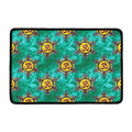 Boho Om Sign Pattern Print Kitchen Mat