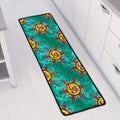 Boho Om Sign Pattern Print Long Kitchen Mat