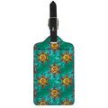 Boho Om Sign Pattern Print Luggage Tag