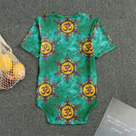 Boho Om Sign Pattern Print Men's Bodysuit
