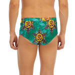 Boho Om Sign Pattern Print Men's Briefs