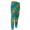 Boho Om Sign Pattern Print Men's Compression Pants