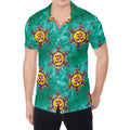 Boho Om Sign Pattern Print Men's Shirt