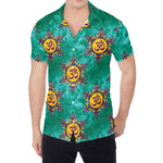 Boho Om Sign Pattern Print Men's Shirt