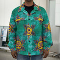 Boho Om Sign Pattern Print Men's Shirt Jacket