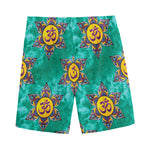 Boho Om Sign Pattern Print Men's Sports Shorts