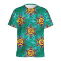 Boho Om Sign Pattern Print Men's Athletic T-Shirt