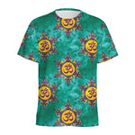 Boho Om Sign Pattern Print Men's Sports T-Shirt