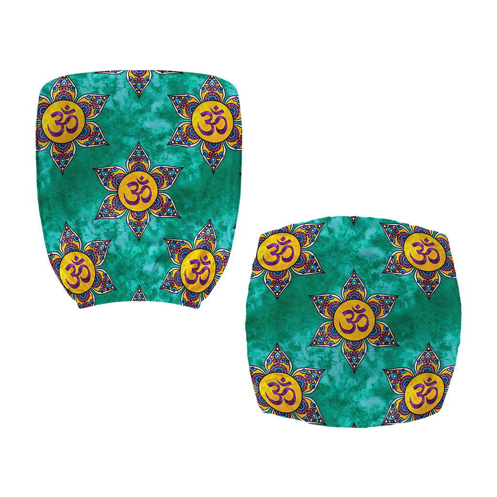 Boho Om Sign Pattern Print Office Chair Cover
