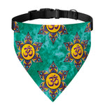 Boho Om Sign Pattern Print Over The Collar Dog Bandana