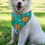 Boho Om Sign Pattern Print Over The Collar Dog Bandana