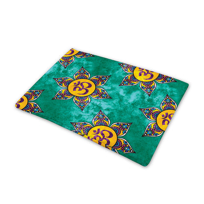 Boho Om Sign Pattern Print Pet Cooling Mat Cover