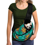 Boho Om Sign Pattern Print Pet Sling Carrier