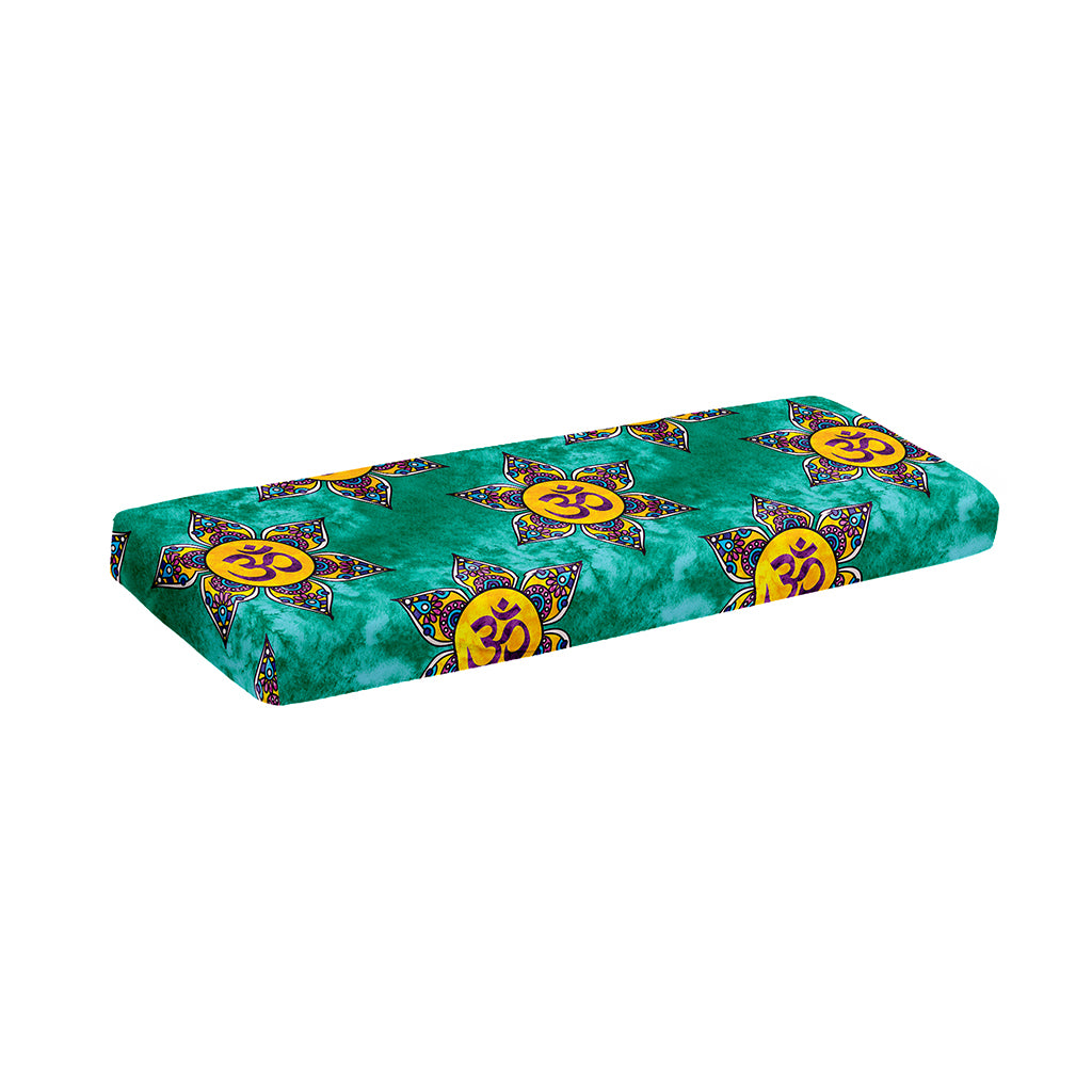 Boho Om Sign Pattern Print Piano Keyboard Cover