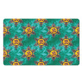Boho Om Sign Pattern Print Polyester Doormat