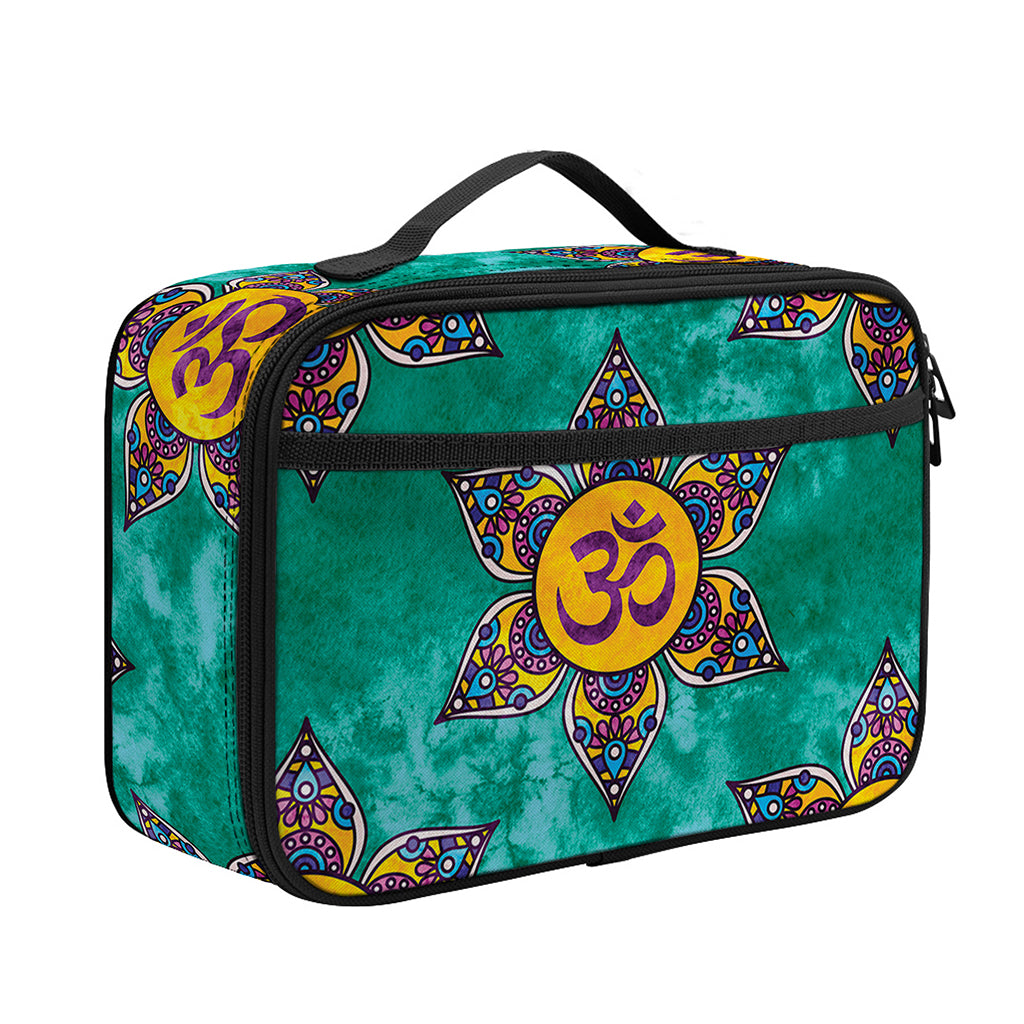 Boho Om Sign Pattern Print Portable Lunch Bag