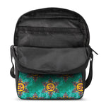 Boho Om Sign Pattern Print Rectangular Crossbody Bag