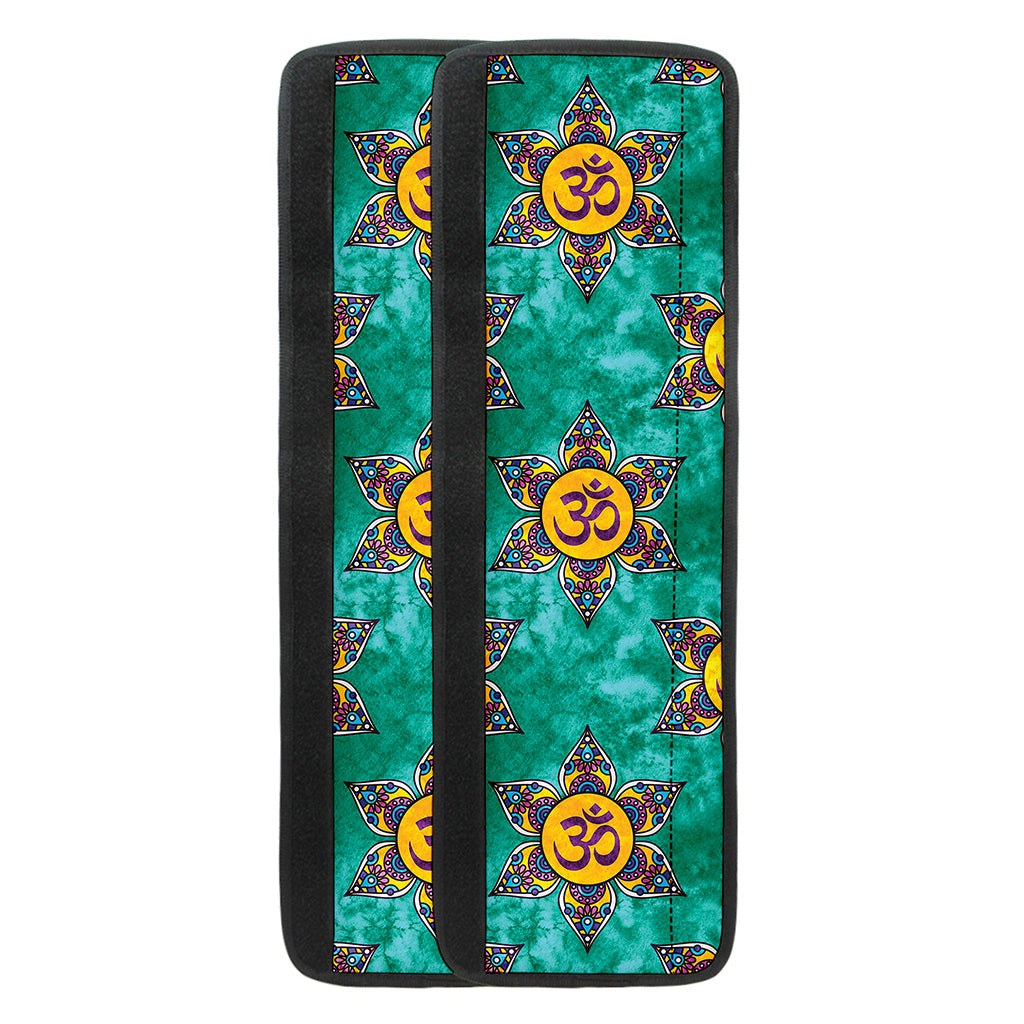 Boho Om Sign Pattern Print Refrigerator Handle Covers