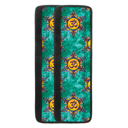 Boho Om Sign Pattern Print Refrigerator Handle Covers
