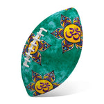 Boho Om Sign Pattern Print Rugby Ball