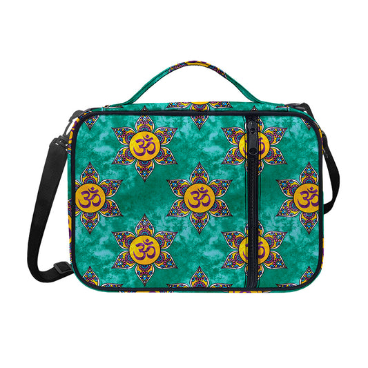 Boho Om Sign Pattern Print Shoulder Strap Bible Bag
