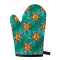 Boho Om Sign Pattern Print Single Oven Mitt