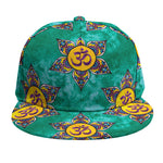 Boho Om Sign Pattern Print Snapback Cap