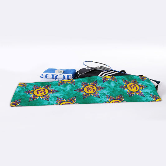 Boho Om Sign Pattern Print Sports Towel