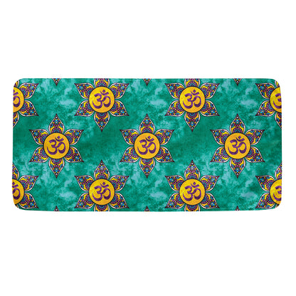 Boho Om Sign Pattern Print Towel