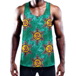 Boho Om Sign Pattern Print Training Tank Top