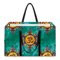Boho Om Sign Pattern Print Utility Tote Bag