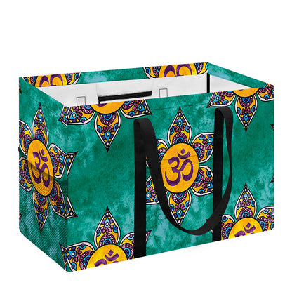 Boho Om Sign Pattern Print Utility Tote Bag