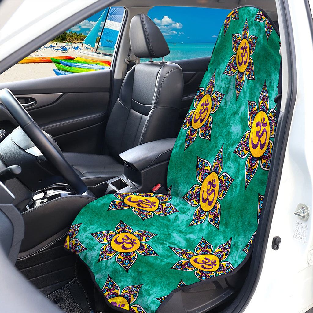 Boho Om Sign Pattern Print Waterproof Car Seat Cover