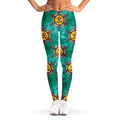 Boho Om Sign Pattern Print Women's Leggings