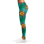 Boho Om Sign Pattern Print Women's Leggings