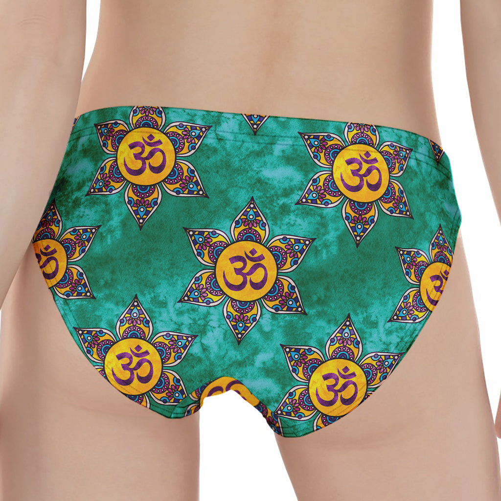Boho Om Sign Pattern Print Women's Panties