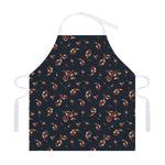 Boho Paisley Flower Pattern Print Adjustable Apron