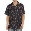 Boho Paisley Flower Pattern Print Aloha Shirt