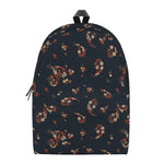 Boho Paisley Flower Pattern Print Backpack