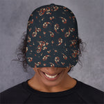Boho Paisley Flower Pattern Print Baseball Cap
