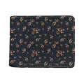 Boho Paisley Flower Pattern Print Bifold Wallet