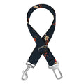 Boho Paisley Flower Pattern Print Dog Seat Belt