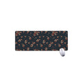 Boho Paisley Flower Pattern Print Extended Mouse Pad