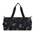 Boho Paisley Flower Pattern Print Gym Bag