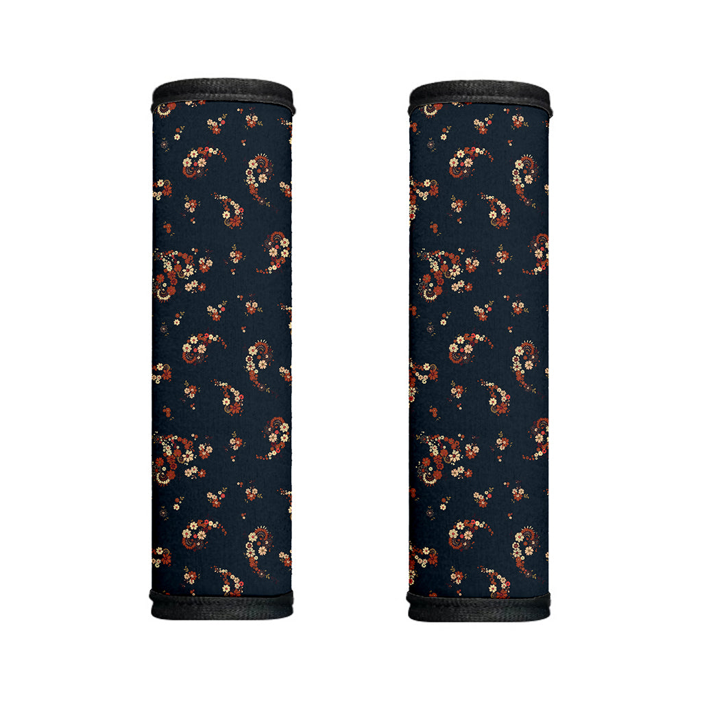Boho Paisley Flower Pattern Print Handle Covers